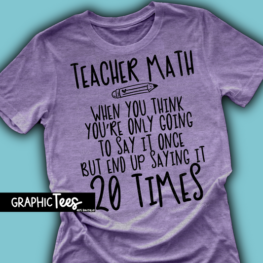 Teacher math