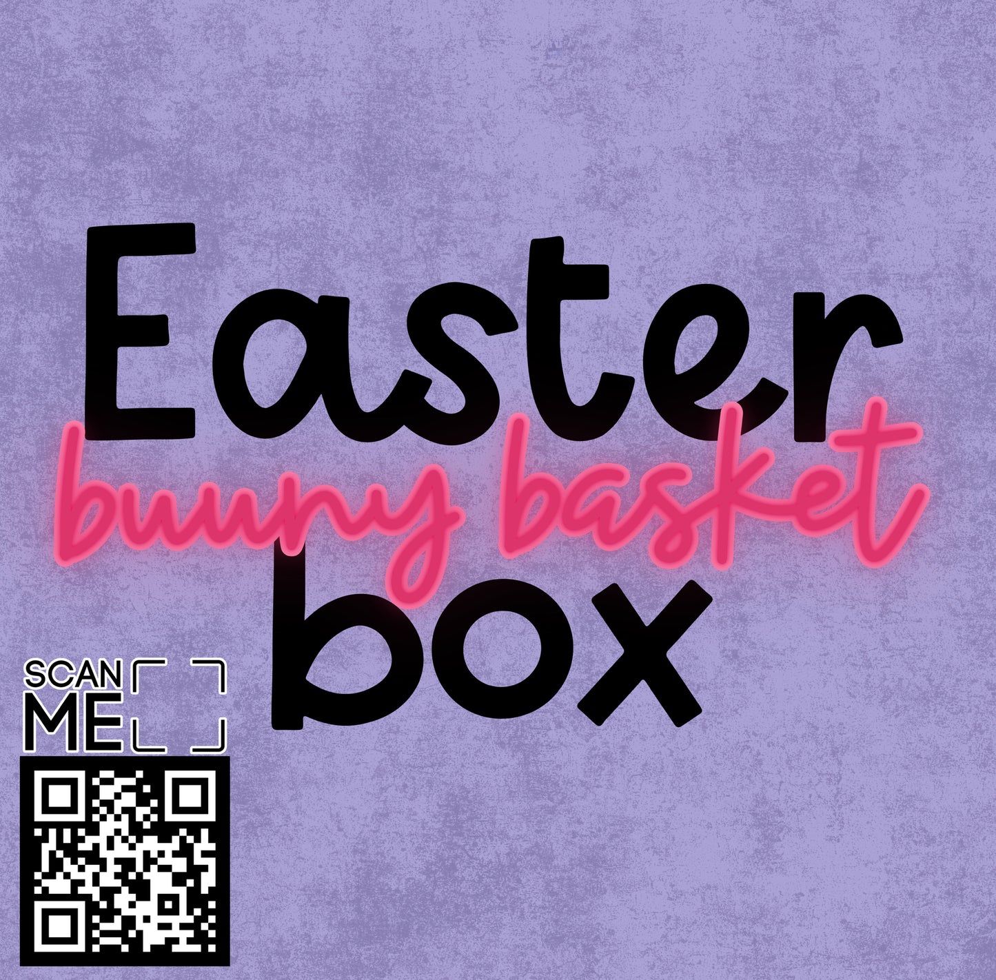 Easter bunny basket box