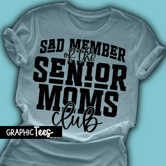 Sad member of the senior moms club